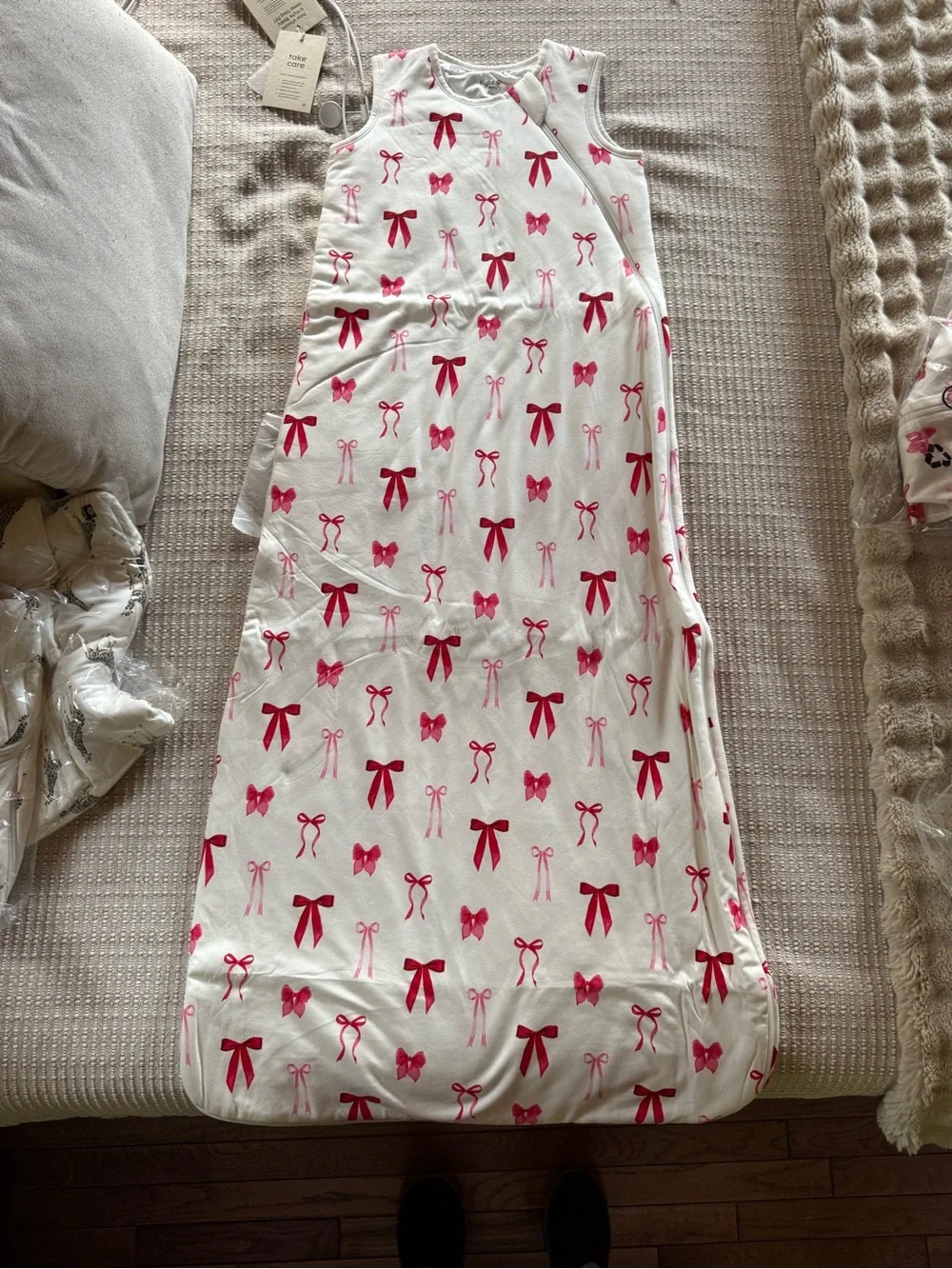 NWT Kyte BABY Sleep Sack TOG 1.0 in Small Love Bow Size XL
